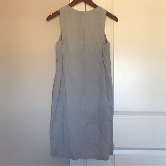 ANTHROPOLOGIE BL^NK LONDON RARE S pink gray dress sequin silver pink - Picture 8 of 13